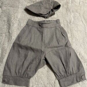 Pants and Hat set size 0-3 month NWOT